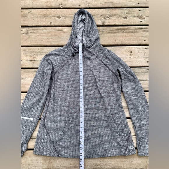 RBX Performance Hoodie – Gray Cowl Neck Pullover, Size M - Picture 2 of 8
